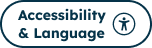 example of the accessibility and language button on a mobile devcie.
